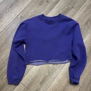 TNA Cozy Purple Fleece Sweatshirt - Size XS